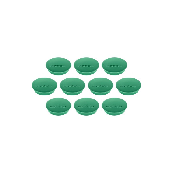 4013695010939 - Haftmagnete Discofix Junior 1662105 rund 34x9mm (ØxH) grün 1300g Haftkraft 4013695010939 magnetoplan 1662105 10 Stück