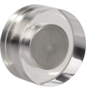 Haftmagnet DESIGN, 1681020, Rund, 20mm &Oslash;, transparent, 4800g