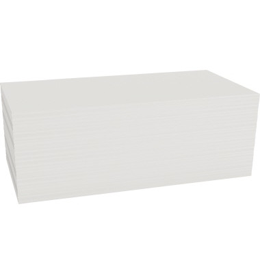 Moderationskarte 20 x 10 cm (B x H) 120g/m² Offsetpapier weiß