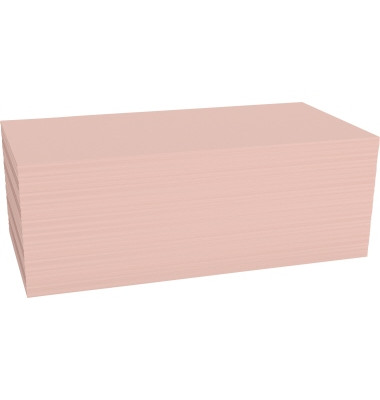 Moderationskarte 20 x 10 cm (B x H) 120g/m² Offsetpapier rosa