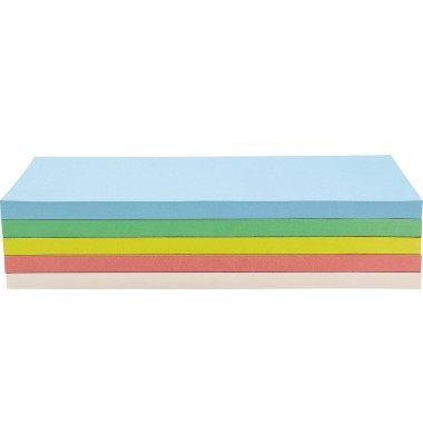 Moderationskarte 20 x 9,5 cm (B x H) 130g/m² Offsetpapier farbig sortiert