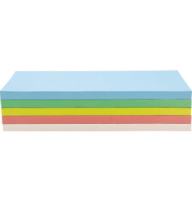 Moderationskarte 20 x 9,5 cm (B x H) 130g/m² Offsetpapier farbig sortiert