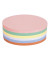 Moderationskarten 111151910, Ø 11x19cm, oval, 120g, farbig sortiert 