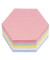 Moderationskarte 19 x 16,5 cm (B x H) 120g/m² 100 % Zellstoff farbig sortiert