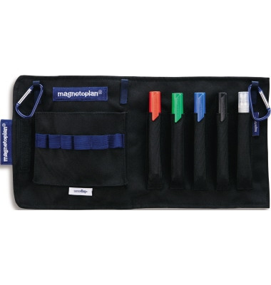 Moderationstasche Action Wallet ausgeklappt: 40 x 19,5 cm (B x H), zusammengerollt: 8 x 19,7 cm (Ø x L) 6 Teile