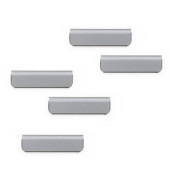 Magnet-Klemmleiste Durafix Clip 470523 1,7x6cm silber selbstklebend