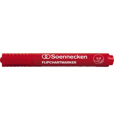 Flipchartmarker 3075, Stift, rot, 1-3mm Rundspitze