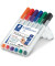 Boardmarker Lumocolor 341 compact, 341-WP6, Etui, 6-farbig sortiert, 1-2mm Rundspitze