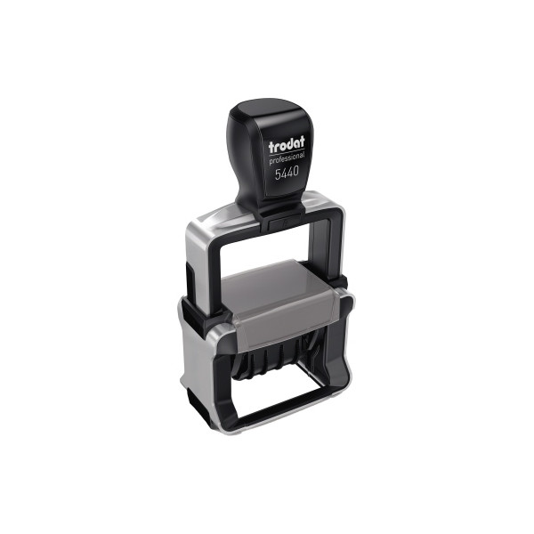 9010035202523 - Datumsstempel Professional 40 5440 49 x 28 mm (B x H) individuelle Textplatte 4 Druckzeilen schwarz 9010035202523 Trodat