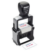 Datumsstempel Office Professional 4.0 5430 41 x 24 mm (B x H) KOPIE 3 Druckzeilen blau/rot