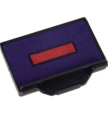 Stempelersatzkissen 6/53/2 5440L, 5440 blau/rot Stempelersatzkissen 6/53/2 5440L, 5440 blau/rot