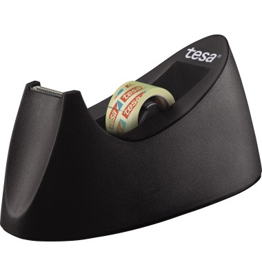 Tischabroller Easy Cut® Curve 19 mm x 33 m (B x L) inkl. tesafilm® transparent 19 mm x 10 mm (B x L) ohne Lösungsmittel schwa