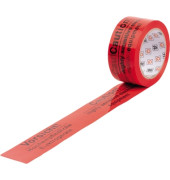 Signalklebeband 60 mm x 50 m (B x L) Polypropylen rot Vorsicht-Elektrogeräte