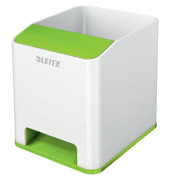 Stifteköcher WOW 9 x 10 x 10,1 cm (B x H x T) Polystyrol grün/weiß