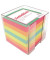 Zettelbox 100420101, 100x100mm, inkl. 800 Notizzettel, transparent, Kunststoff
