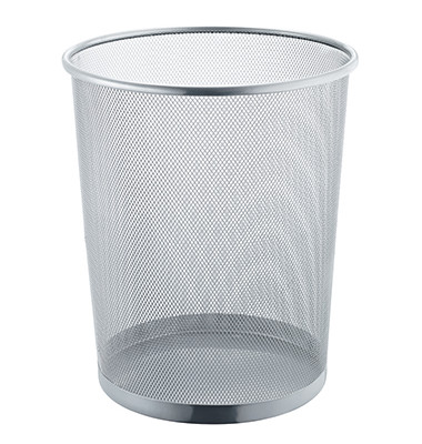 Papierkorb the circle network H2518600, 23 Liter, rund, silber Papierkorb the circle network H2518600, 23 Liter, rund, silber