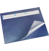 Schreibunterlage Durella DS 44535 mit Kalenderstreifen blau 53x40cm Kunststoff