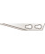 Ersatzklinge Skalpell 5,7 x 36,5 mm (B x L) Edelstahl