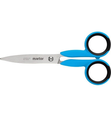 Universalschere SECUMAX 363 134mm Linkshänder, Rechtshänder Edelstahl blau/schwarz