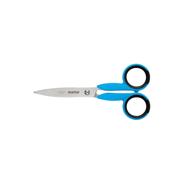 4002632921315 - Sicherheitsschere Secumax 363 ergonomisch Soft-Grip Spezialschliff L 140 x H 63 mm rostfreier Stahl GFK blau-schwarz