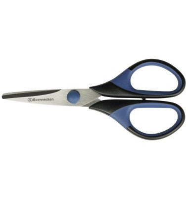 Universalschere 140mm Rechtshänder Edelstahl blau/schwarz