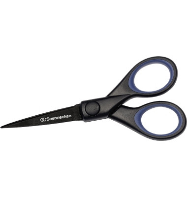 Universalschere Non-Stick 127mm Rechtshänder Stahl schwarz/blau
