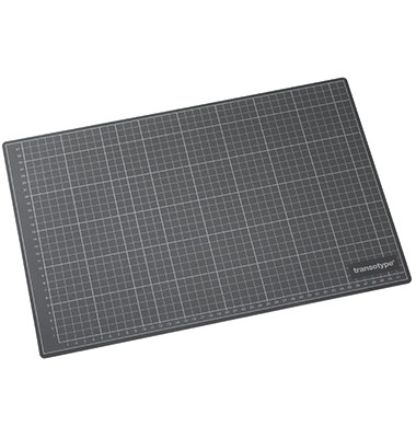 Schneidematte 60 x 45 cm (B x H) PVC gr&uuml;n/schwarz