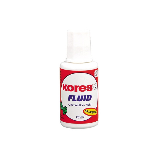 9023800661012 - Korrekturflüssigkeit Fluid Pinsel weiß 20ml 9023800661012 20 Milliliter
