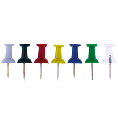 Pinnwandnadel 9 x 21 mm (Ø x L) Kunststoff transparent Pinnwandnadel 9 x 21 mm (Ø x L) Kunststoff transparent
