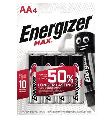 Batterie Max AA/Mignon LR6 Alkaline 1,5V