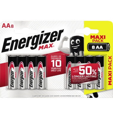 Batterie Max AA/Mignon LR6 Alkaline 1,5V