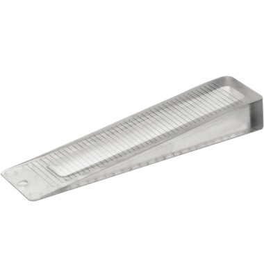 Türstopper 3,5 x 2 x 16 cm (B x H x T) Kunststoff transparent Türstopper 3,5 x 2 x 16 cm (B x H x T) Kunststoff transparent