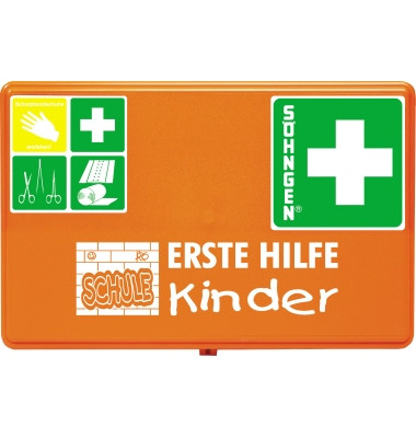 Erste Hilfe Koffer SCHULE 26 x 16 x 8 cm (B x H x T) orange Erste Hilfe Koffer SCHULE 26 x 16 x 8 cm (B x H x T) orange