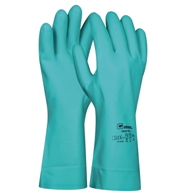 Schutzhandschuhe GREEN TECH, grün, Größe 9 / L
