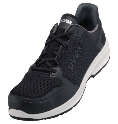 Sicherheitsschuhe uvex 1 sport, S1, ESD, Unisex, schwarz/wei&szlig;, Weite 11, Gr&ouml;&szlig;e 38