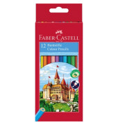 Buntstifte-Set Castle, 120112, farbig sortiert, sechskant, Packung