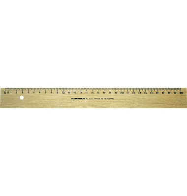 Holz-Lineal FL232/30 braun 30cm mit Tuschekante Holz-Lineal FL232/30 braun 30cm mit Tuschekante