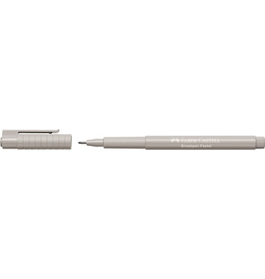 Fineliner Broadpen Document 1554, 155488, pastellgrau (Schreibfarbe: pastellgrau), 0,8mm