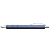 Kugelschreiber Essentio Aluminium 0,6mm schwarz dokumentenecht Farbe des Schaftes: blau