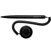 Kugelschreiber Klick-Fix-Pen 1mm schwarz dokumentenecht Farbe des Schaftes: schwarz