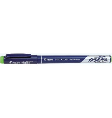 Fineliner Frixion, SW-FF-LG, dunkelblau (Schreibfarbe: hellgr&uuml;n), 0,45mm