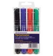 Flipchartmarker 3352, Pack, rot,blau,grün,schwarz, 1-3mm Rundspitze