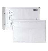 Luftpolstertaschen C/17, 04087613, innen 230x340mm, haftklebend + Lochung für Klammer, weiß