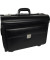 Pilotenkoffer LEIPZIG 48,5 x 39,5 x 26 cm (B x H x T) Zahlenkombinationsschloss Leder schwarz