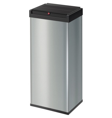 Abfalleimer Big-Box Swing XL 33,9 x 76,3 x 26 cm (B x H x T) 52l Stahlblech silber 1 Sortierfach