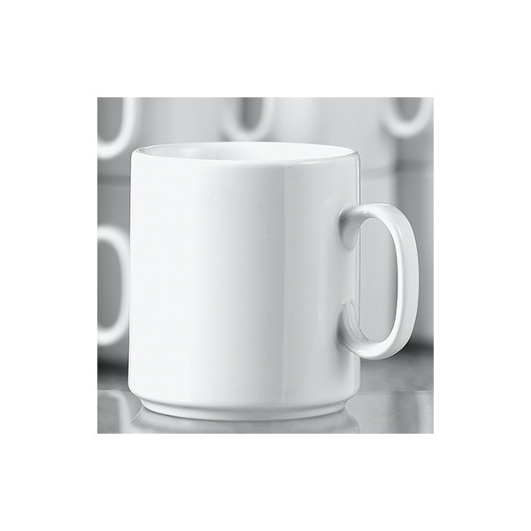 4007796036554 - Kaffeebecher Diane 280ml Porzellan weiß 4007796036554 402-108 6 Stück