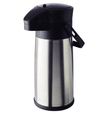 Isolierkanne BUDGET 10915, silber, 2,2 Liter