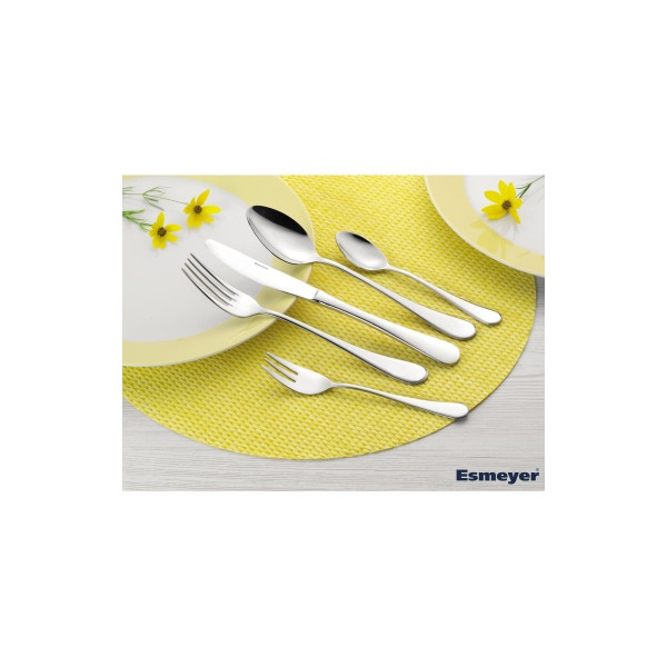 4007796037964 - Besteckgarnitur CELINE Mehrweg 6 x Löffel Messer Gabeln Kaffeelöffel Kuchengabeln Edelstahl silber 4007796037964 Esmeyer