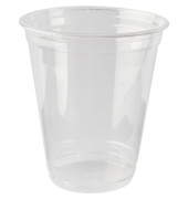 Trinkbecher pure Einweg 300ml Polylactid glasklar