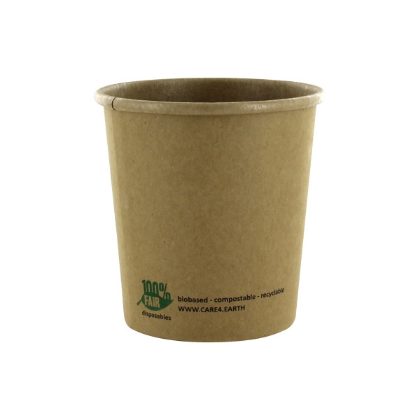 4002911772669 - Suppenbecher Einweg 98 x 10 cm (Ø x H) 470ml Frischfaserkarton beschichtet braun 4002911772669 25 Stück